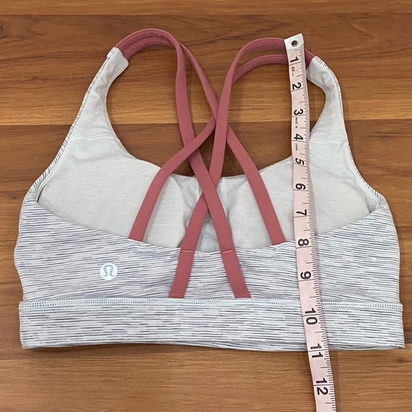 LULULEMON Energy Bra in Wee Are From Space Nimbus Battleship/Pink Puff Size 4 - Picture 5 of 13